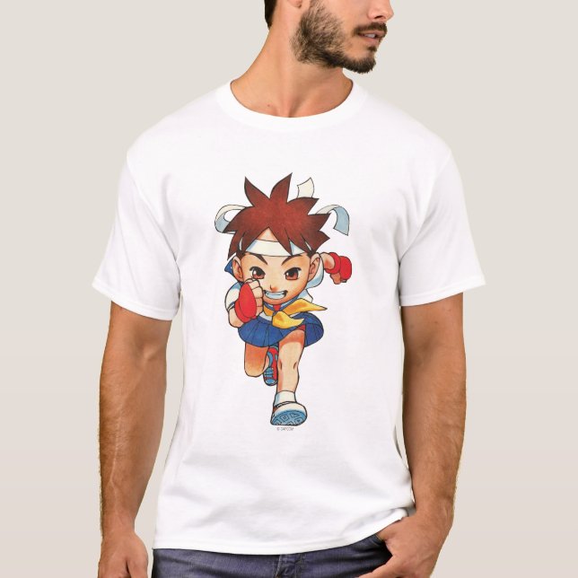 T-shirt Combattant superbe II Turbo Sakura de puzzle (Devant)