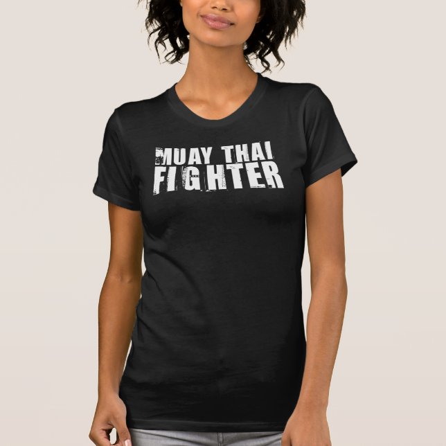 T-shirt Combattant thaïlandais de Muay (Devant)