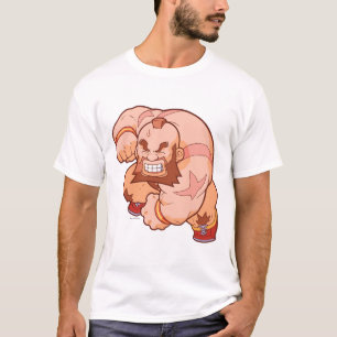 T-shirt Combattant Zangief 2 de poche