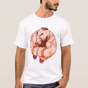 T-shirt Combattant Zangief de poche