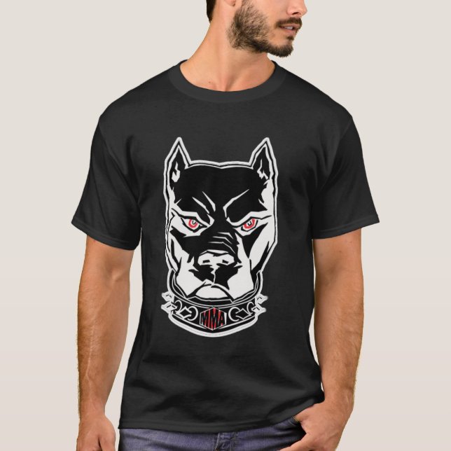 T-shirt Combattants de Pitbull (Devant)