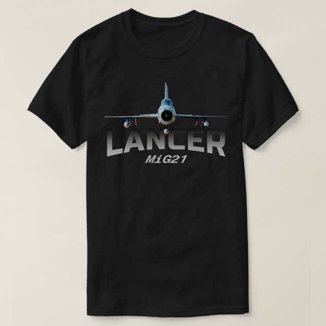 T-shirt Combattants Lancer MiG21 (Design devant)