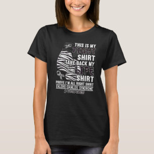 T-shirt Combattez Je Ruban Zèbre Je Syndrome D'Ehlers Danl