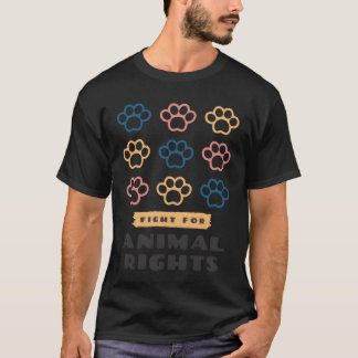 T-shirt Combattez pour la famille des droits des animaux