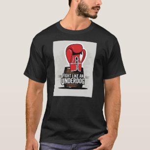 T-shirt Combattre comme un chien clandestin