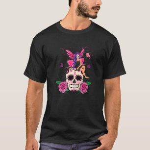 T-shirt Combattre Le Cancer Du Sein Comme Une Fille Sugar 