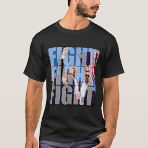 T-shirt Combattre Le Combat Pour Donald Trump 2024 Usa Ell