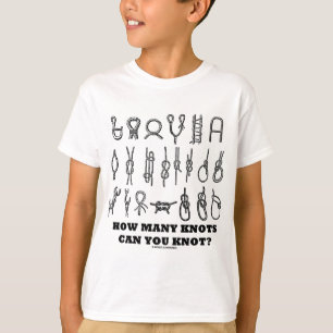 T-shirt Combien de noeuds pouvez-vous nouer ?