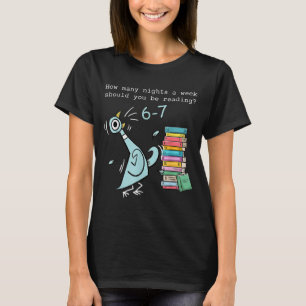 T-shirt Combien de nuits par semaine devriez-vous lire 6–7