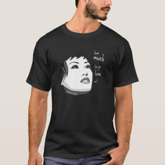 T-shirt combien m'aimez-vous ? FONCÉ
