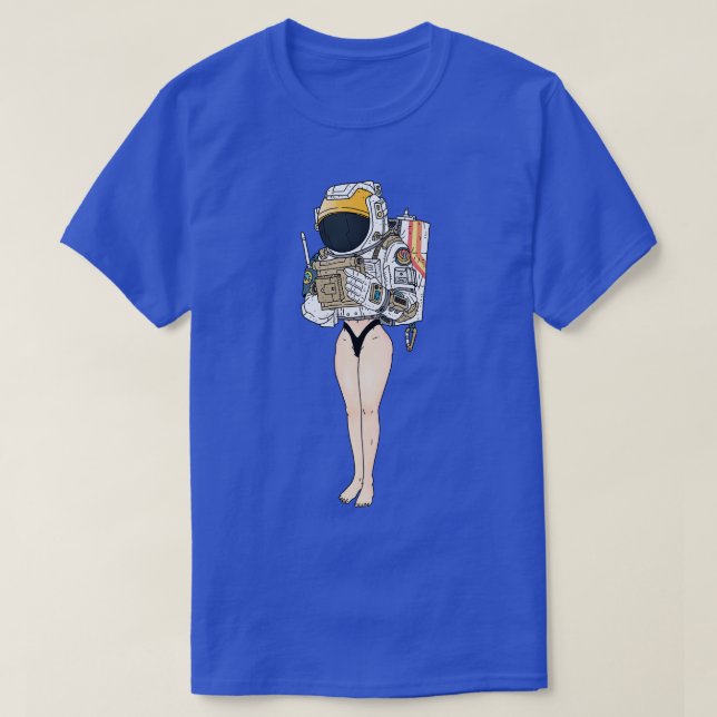 T-shirt combinaison spatiale astronaute legstronaut (Design devant)