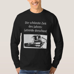 T-shirt Combiner Harvester Farmer Farmer Agriculture Grain
