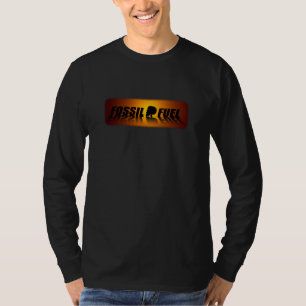 T-shirt combustible fossile