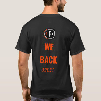 T-shirt COMBUSTIBLE Mens Black Short Sleeve Nous Retour