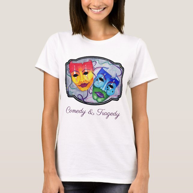 T-shirt Comédie et tragédie (Devant)