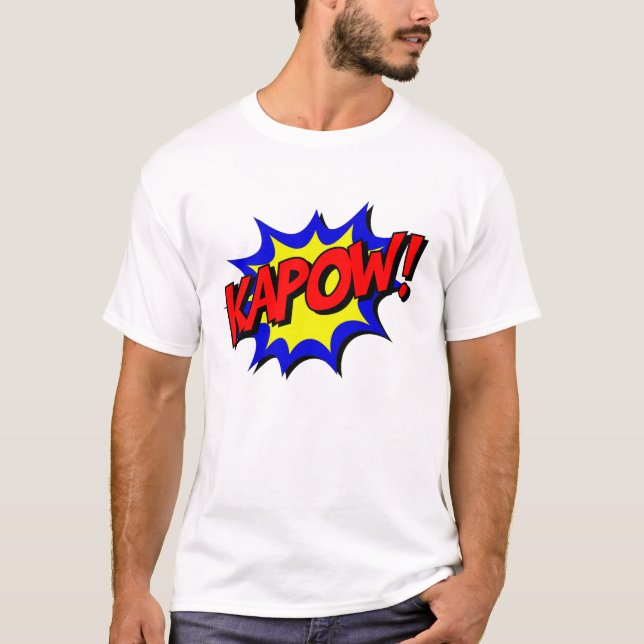 T-shirt Comic Book Kapow ! (Devant)