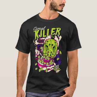 T-shirt Comic Cereal Killer Céréale boîte Céréale drôle Ho