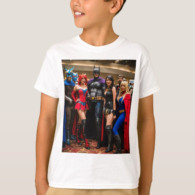 T-shirt "Comic Con Group Photo Cotton T-shirt" (Devant)
