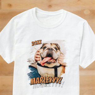 T-shirt Comic moderne Simple Cool Grunge Personnalisé Phot