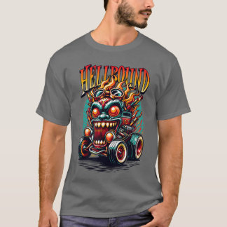 T-shirt Comic Monster Voo Rock Skeleton Punk Psychobilly