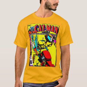 T-shirt Comics CAT-MAN des années 1940
