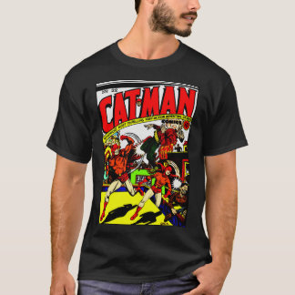 T-shirt Comics CAT-MAN des années 1940