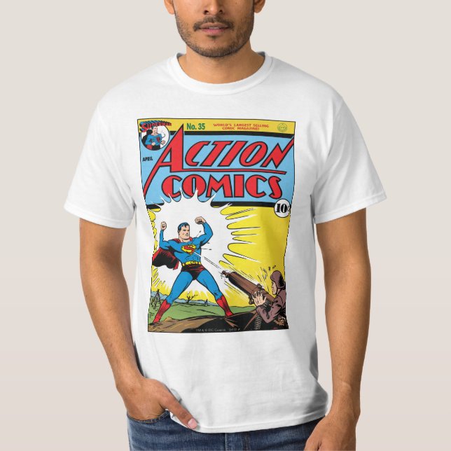T-shirt Comics d'action #35 (Devant)