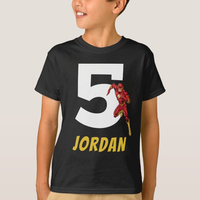 T-shirt Comics DC personnalisés | Flash Anniversaire (Devant)