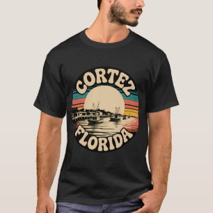 T-shirt Comillas Espagne Bateaux de Pêche Pixel Art Littor