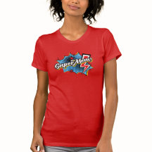 T-shirt comique de cadeau de style de super héros