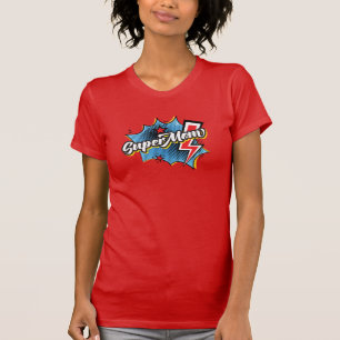 T-shirt comique de cadeau de style de super héros