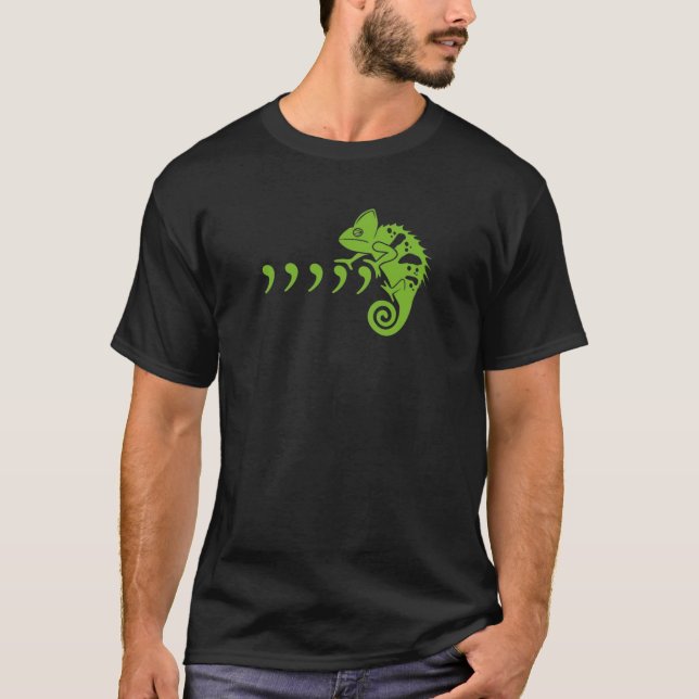 T-shirt Comma Chameleon (Devant)