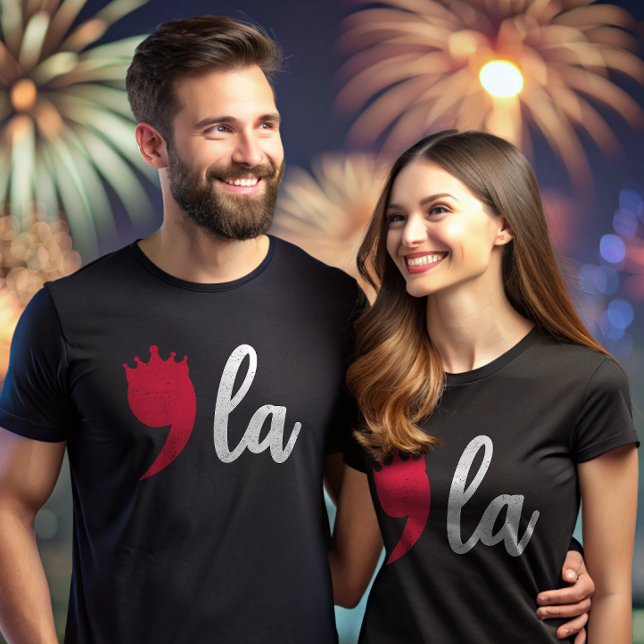 T-shirt Comma La Kamala Harris Ponctuation Mark with Crown (Créateur téléchargé)