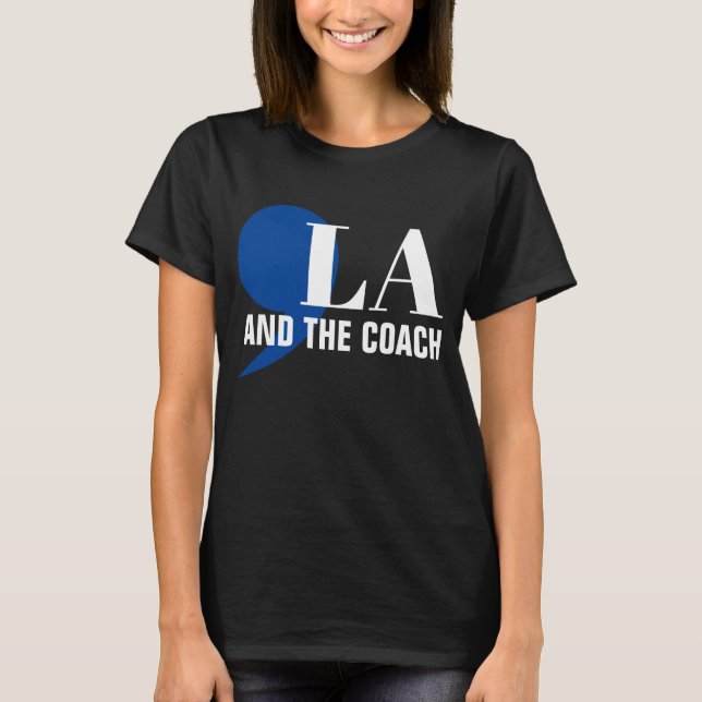 T-shirt Comma La Kamala Harris Tim Walz Coach 2024 Commala (Devant)