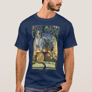 T-shirt Commandant de Canis australien de berger