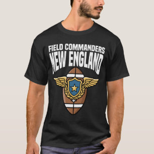 T-SHIRT COMMANDANTS DE TERRAIN DE LA NOUVELLE-ANGLETERRE -