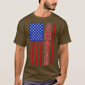 T-shirt Commandants Football