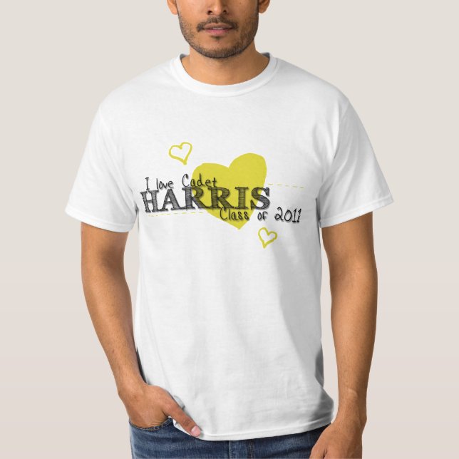 T-shirt Commande à façon : Option 3, Harris (Devant)