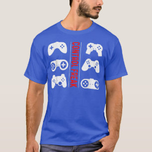 T-shirt Commande Freak Jeu console Pc Jeux vidéo Composé