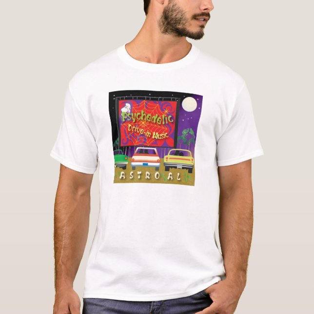 T-shirt Commande psychédélique dans la musique (Devant)