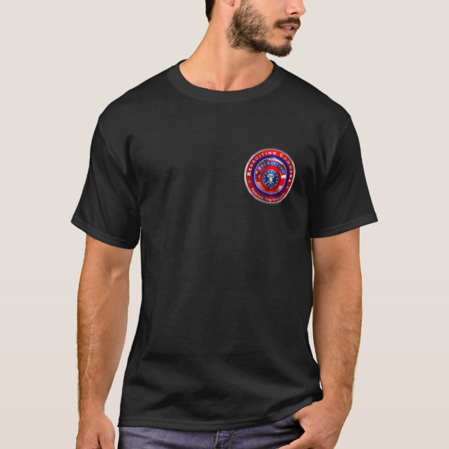 T-shirt Commandement du recrutement de l'Armée de terre "  (Devant)