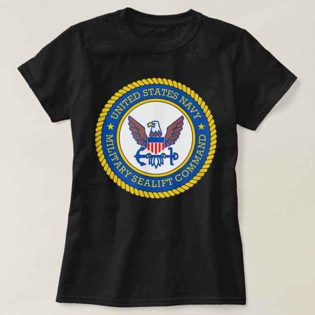 T-shirt Commandement maritime militaire (MSC)  (Design devant)