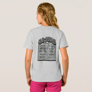 T-shirt Commandements de la vieille école Dix