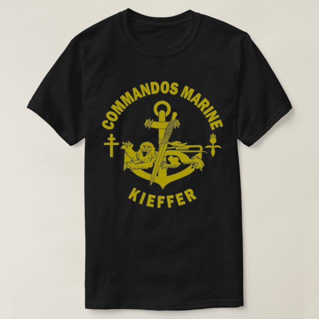 T-shirt Commandos de la Marine du Commandement des Forces  (Design devant)