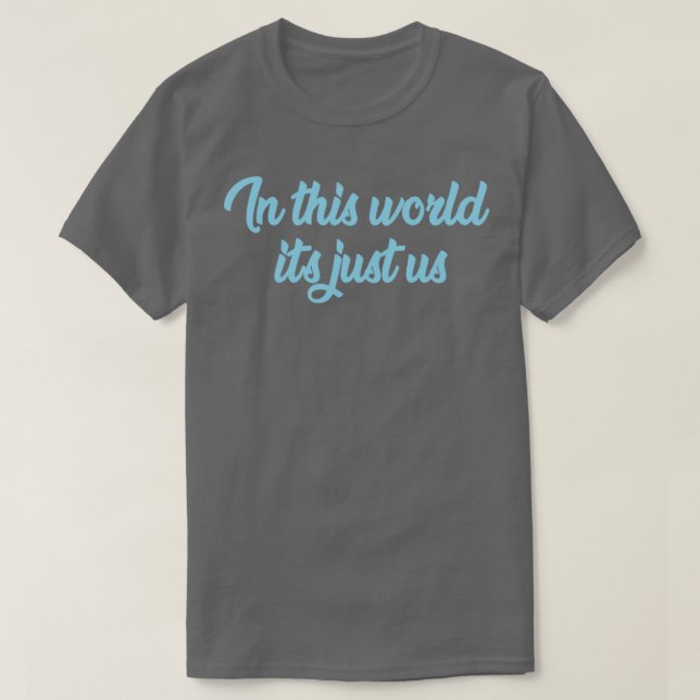 T-shirt Comme bleu (Design devant)