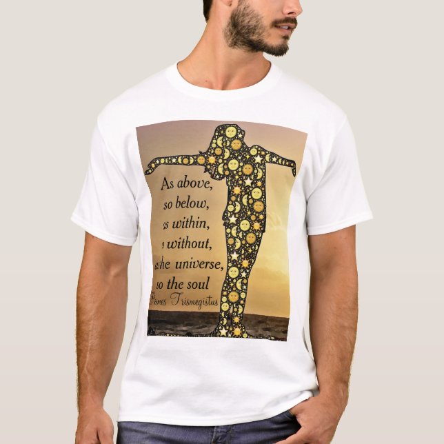 T-shirt COMME CI-DESSUS, AINSI AU-DESSOUS de la chemise (Devant)