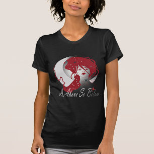 T-shirt Comme Ci-Dessus Ainsi Céleste La Sagesse De Sorciè