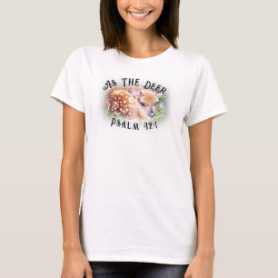 T-shirt Comme La Bible Du Cerf Verse Baby Fawn Deer