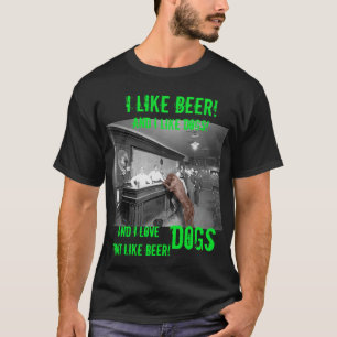 T-SHIRT COMME LA BIÈRE ET LES CHIENS SALOON TAVERN 1900 CH