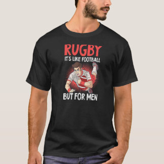 T-shirt Comme Le Football Mais Pour Les Hommes Rugby 1